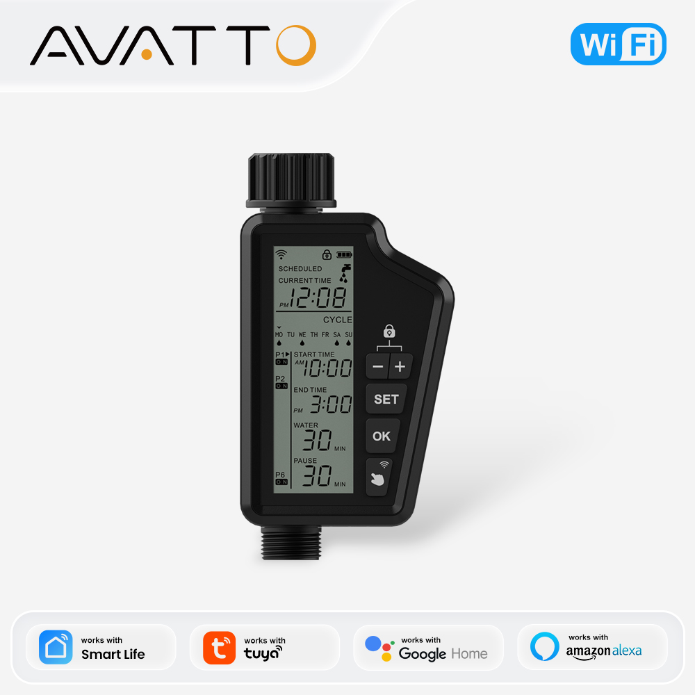 Timelapse Controller - AVATTO WiFi minuterie d'eau intelligente jardin