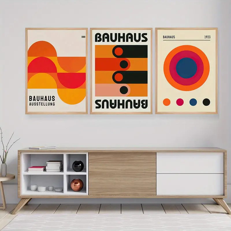Photography Geometry - Lot de 3 affiches d'illustration abstraite