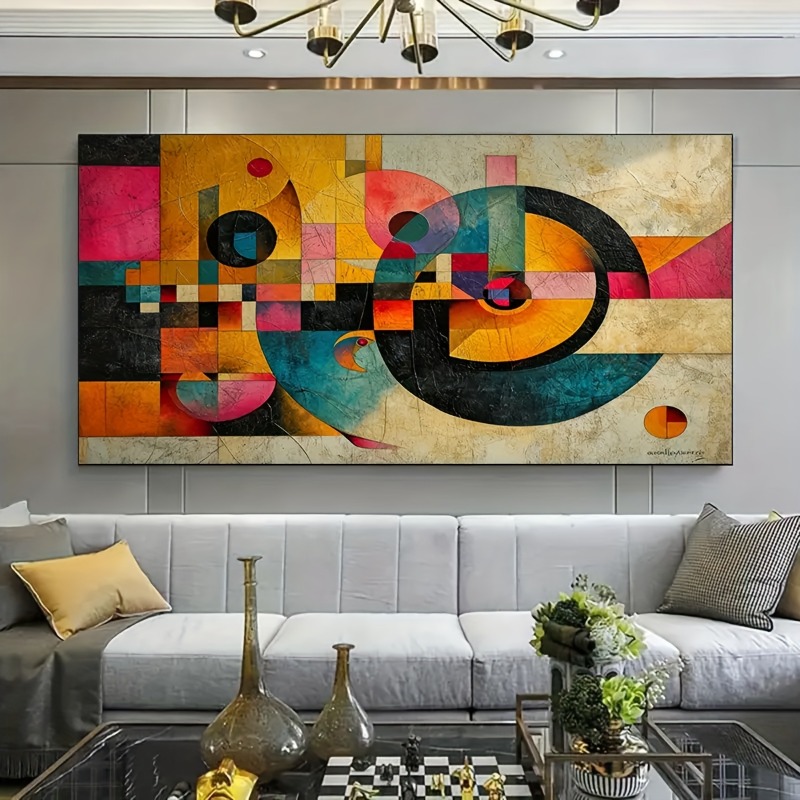 Photography Geometry - Grande toile d'art abstrait moderne sans