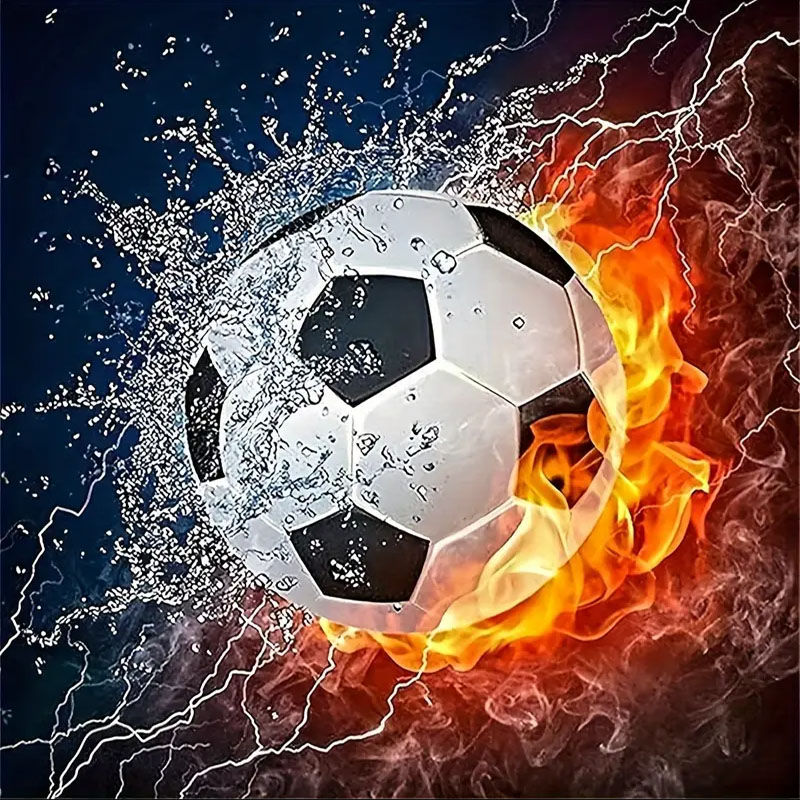 Photography Geometry - Kit de Peinture Diamant Football, Ensemble