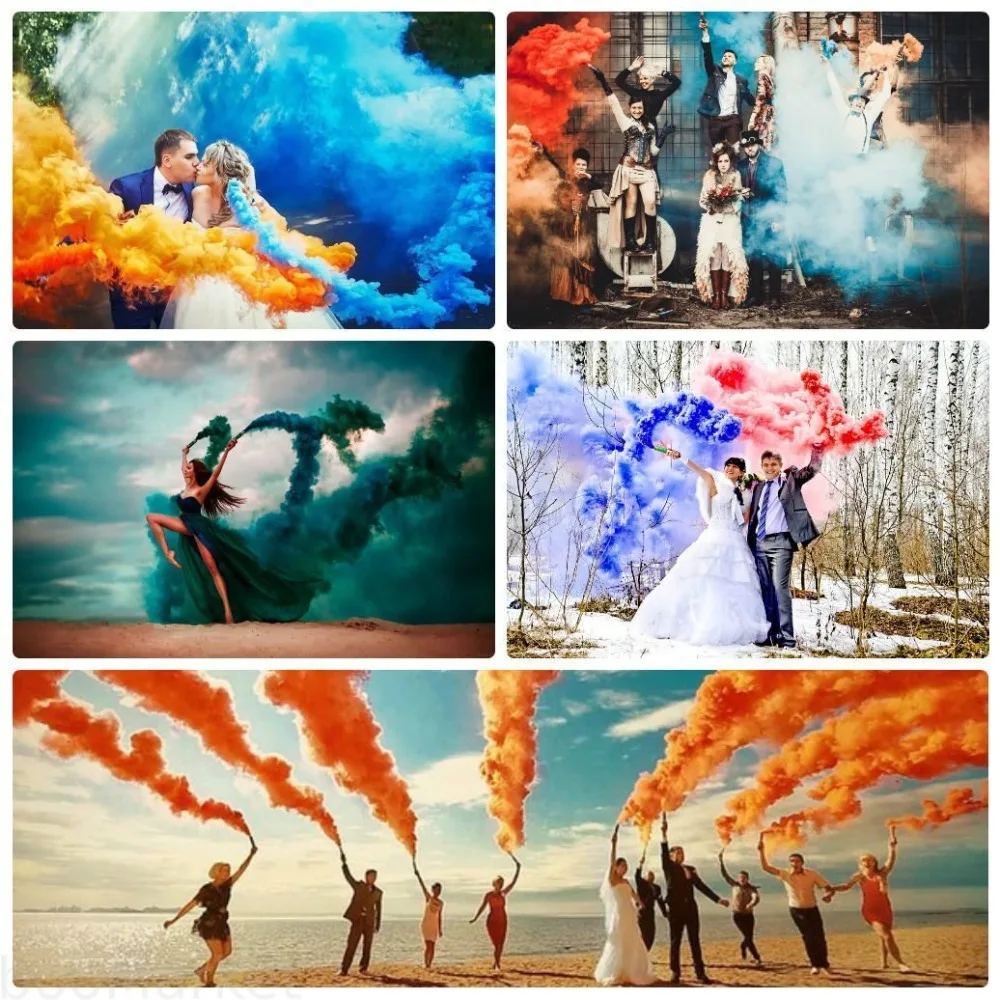 Photography Interest - Bâton de fumée antibrouillard coloré pour