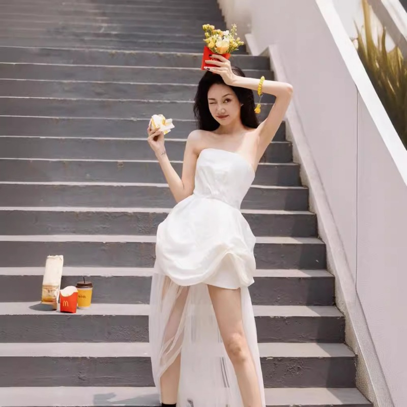 Robe de matinée blanche frança - Photography Wedding avis et prix