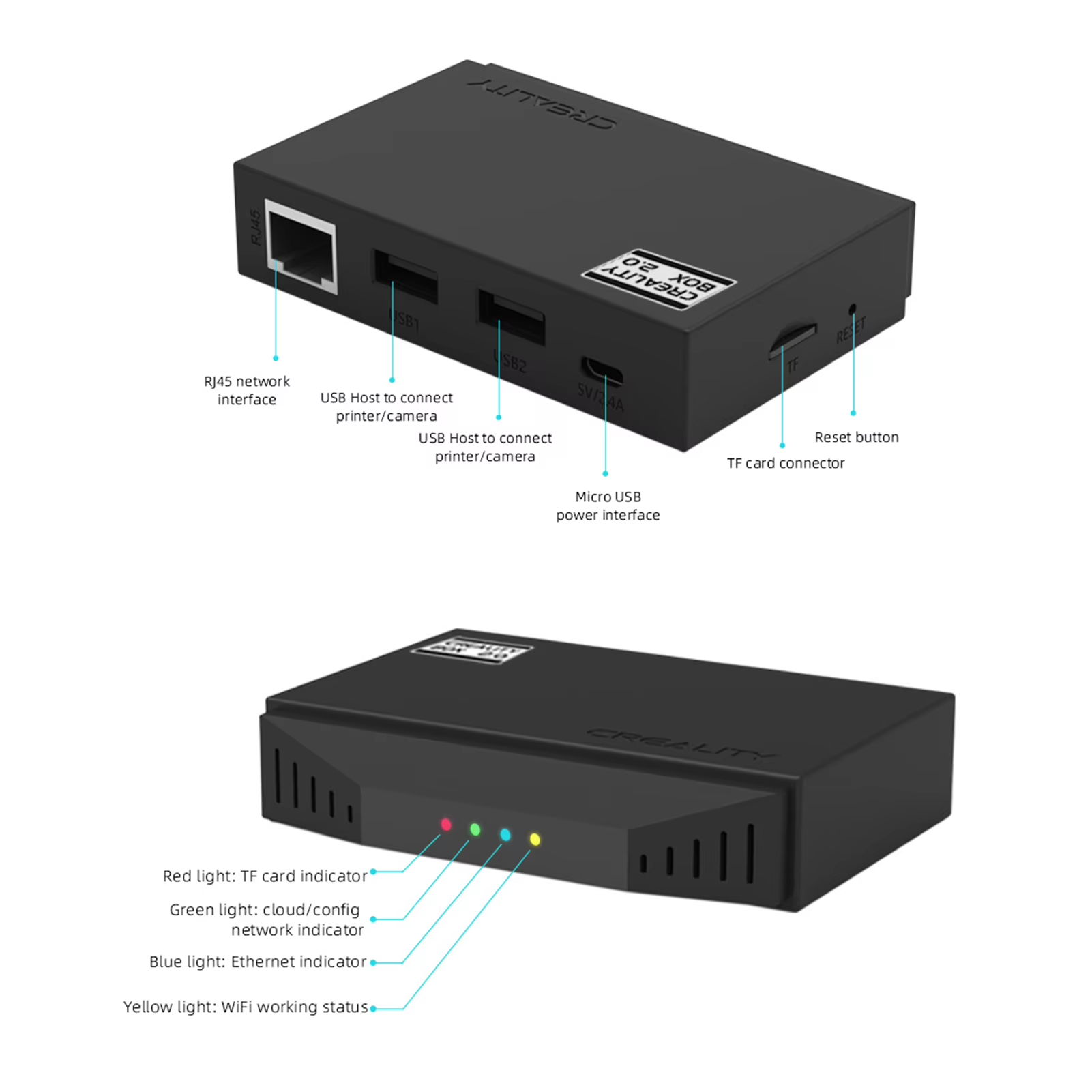Boîte WiFi Creality 2.0, assis - Timelapse Controller avis et prix