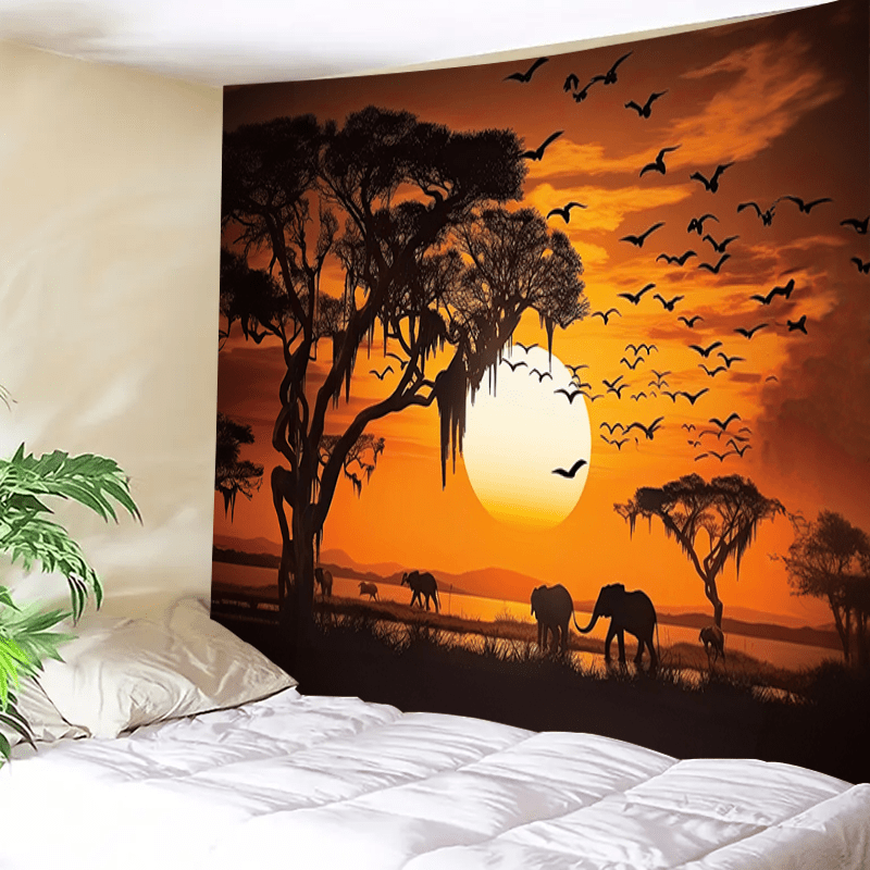 Tapisserie Serengeti Sunset Sa - Photography Aesthetic avis et prix