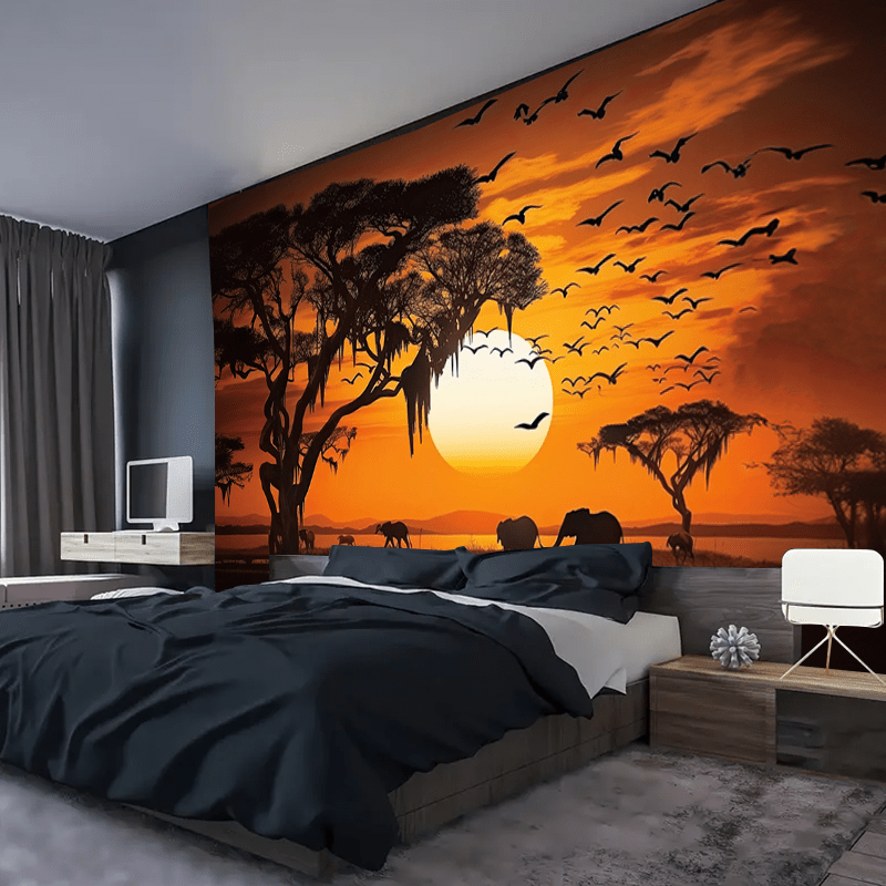 Tapisserie Serengeti Sunset Sa - Photography Aesthetic avis et prix