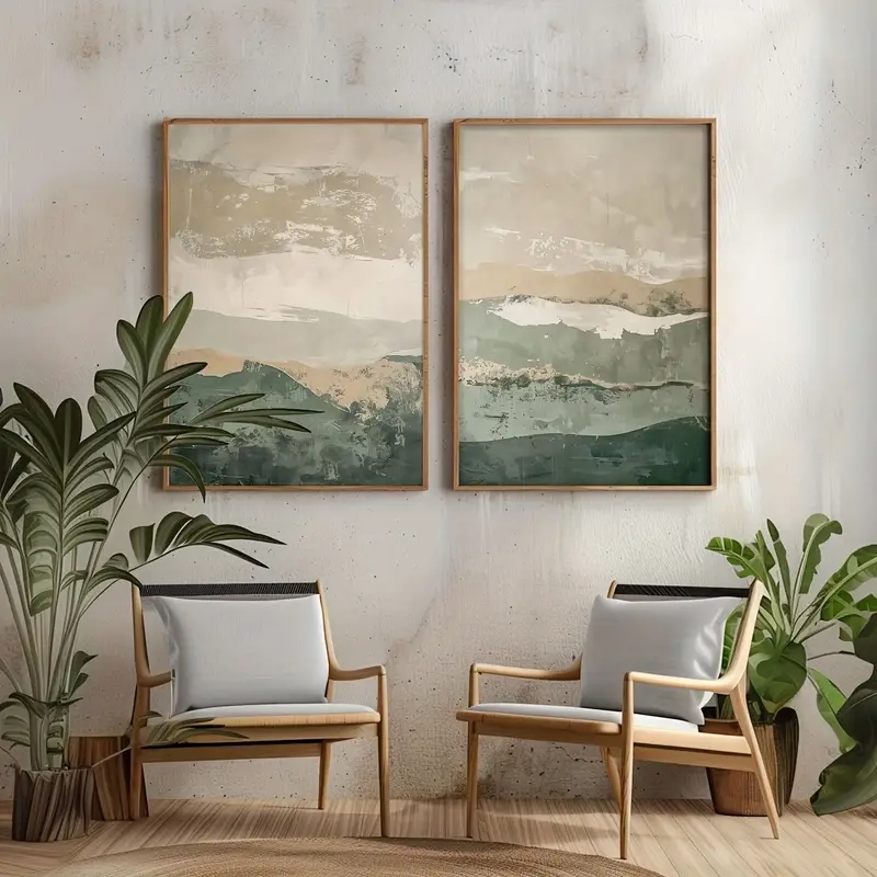 Lot de 2 tableaux sur toile Wa - Photography Geometry avis et prix