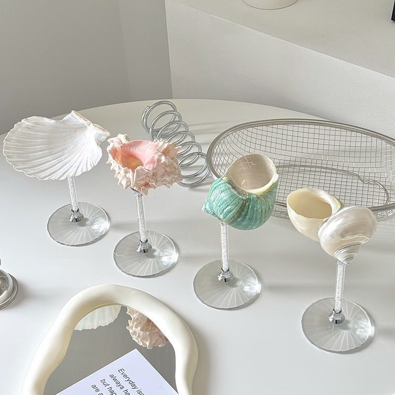 Verre à vin en forme de coquil - Photography Aesthetic avis et prix