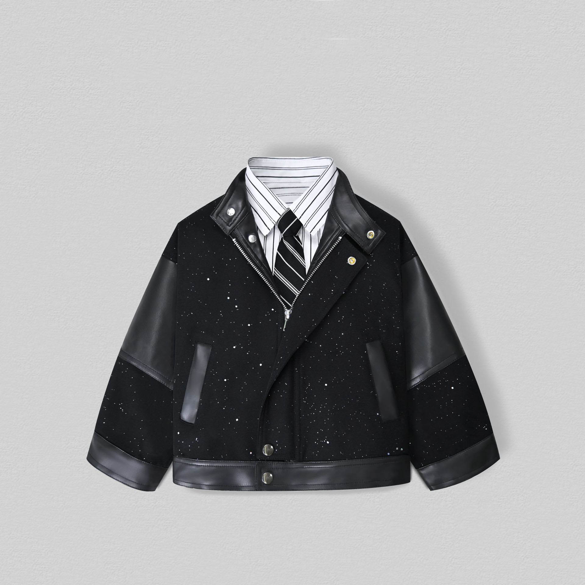 Veste de moto en cuir Pu brill - Photography Wedding avis et prix