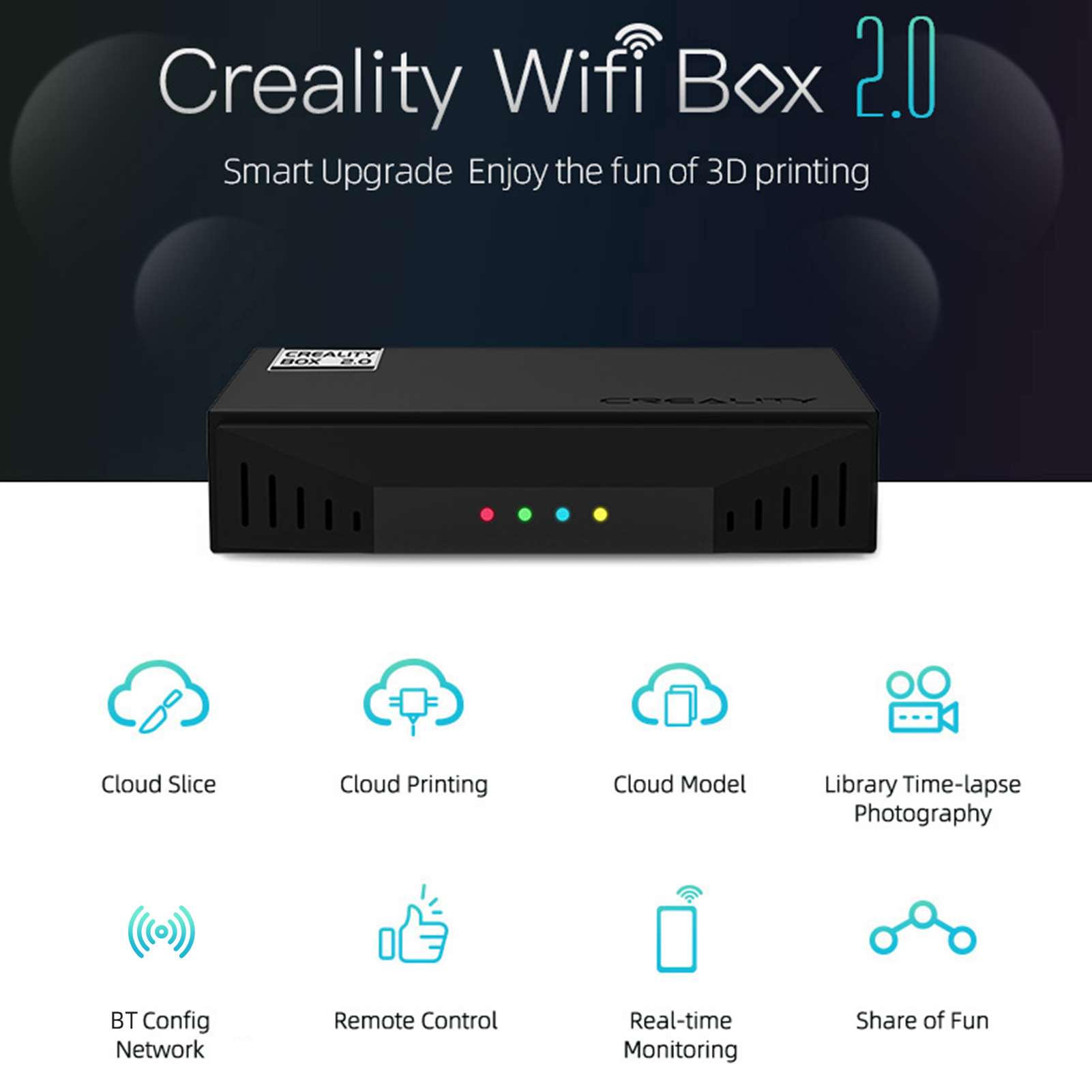 Boîte Wifi Creality 2.0, assis - Timelapse Controller avis et prix