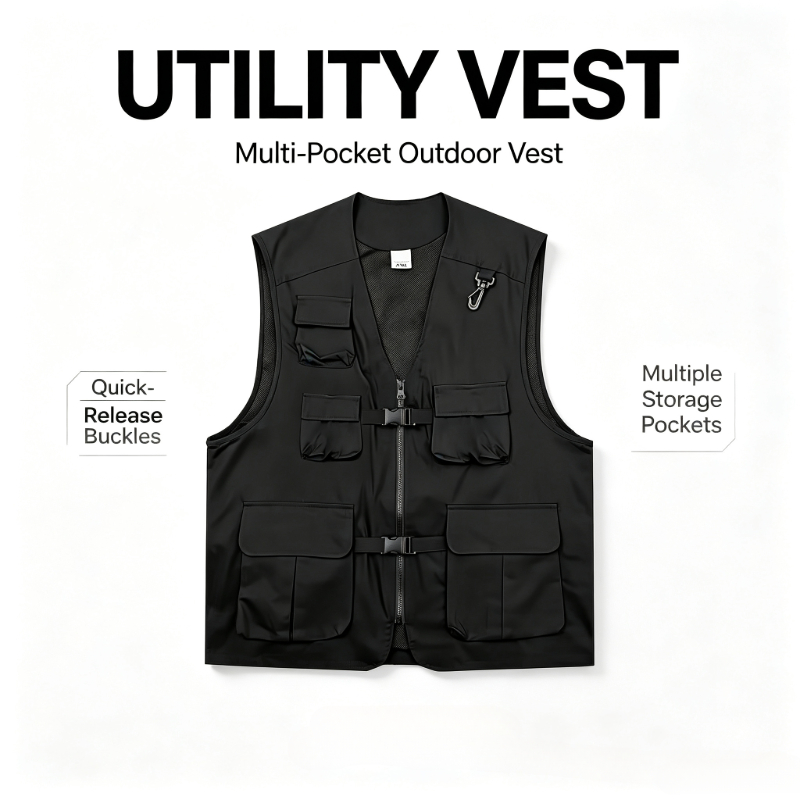 Gilet cargo fonctionnel street - Photography Vest avis et prix