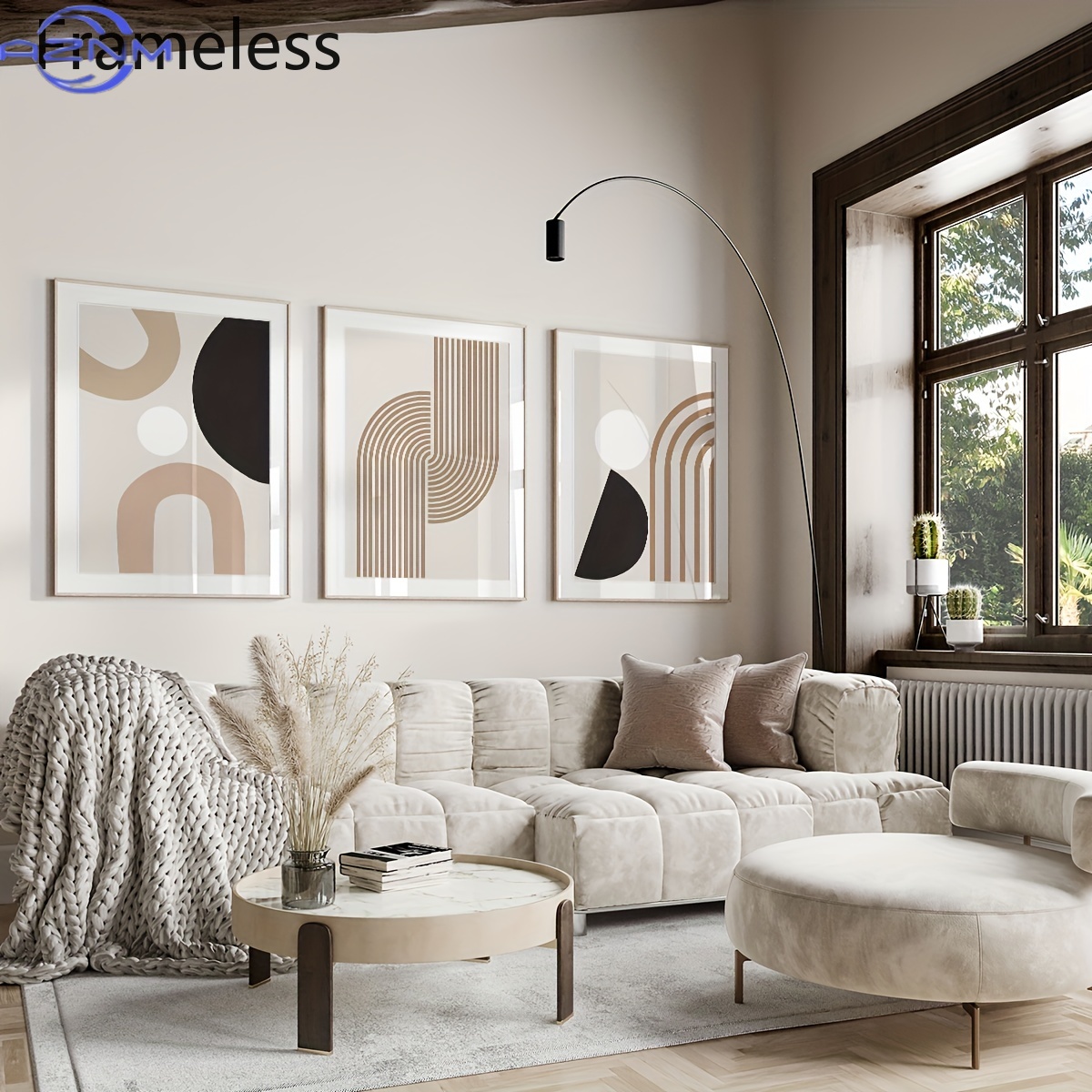 Lot de 3 tableaux modernes min - Photography Geometry avis et prix